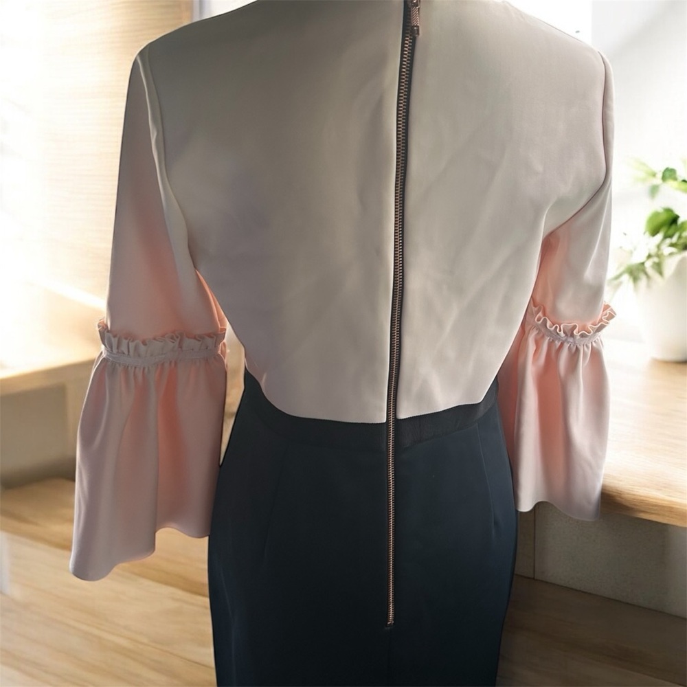 Ted Baker Soft Pink and Black Blouse